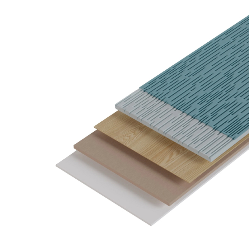 Kratzfeste PP-Dekorfolie mit Holzmaserung